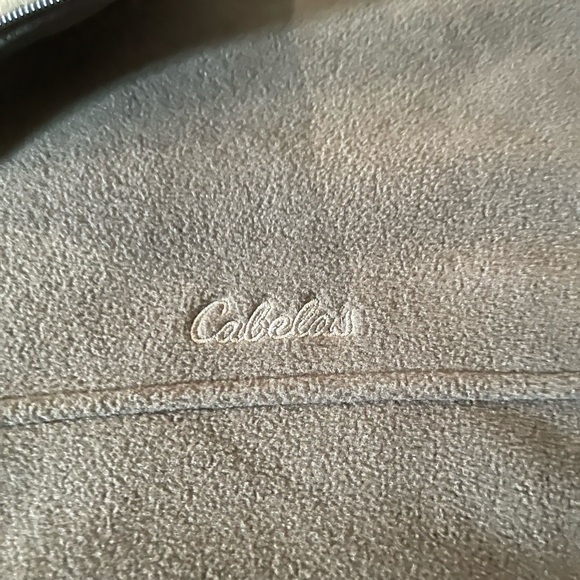 Cabelas Jacket Mens Gray Fleece Full Zip Outdoors Coat. - Picture 5 of 12